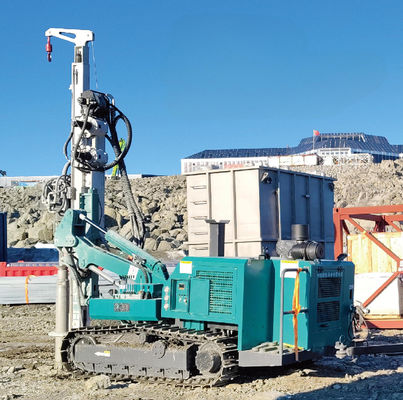 Буровая установка для микросвай SK666 с диаметром отверстия 115-500 мм, спецификацией буровых штанг 76/89/102/114 и молотом 4/5/6/8/10/12 для высокоточного инженерного бурения