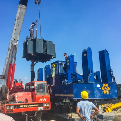 208tf складывая водителя кучи давления 8.9m/Min 45kw гидравлического статического